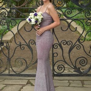 Windsor, purple, sparkly, long dress, Size XS